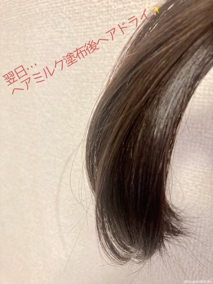 ボタニカルヘアミルク(ダメージケア)/BOTANIST/ヘアミルクを使ったクチコミ(4枚目)