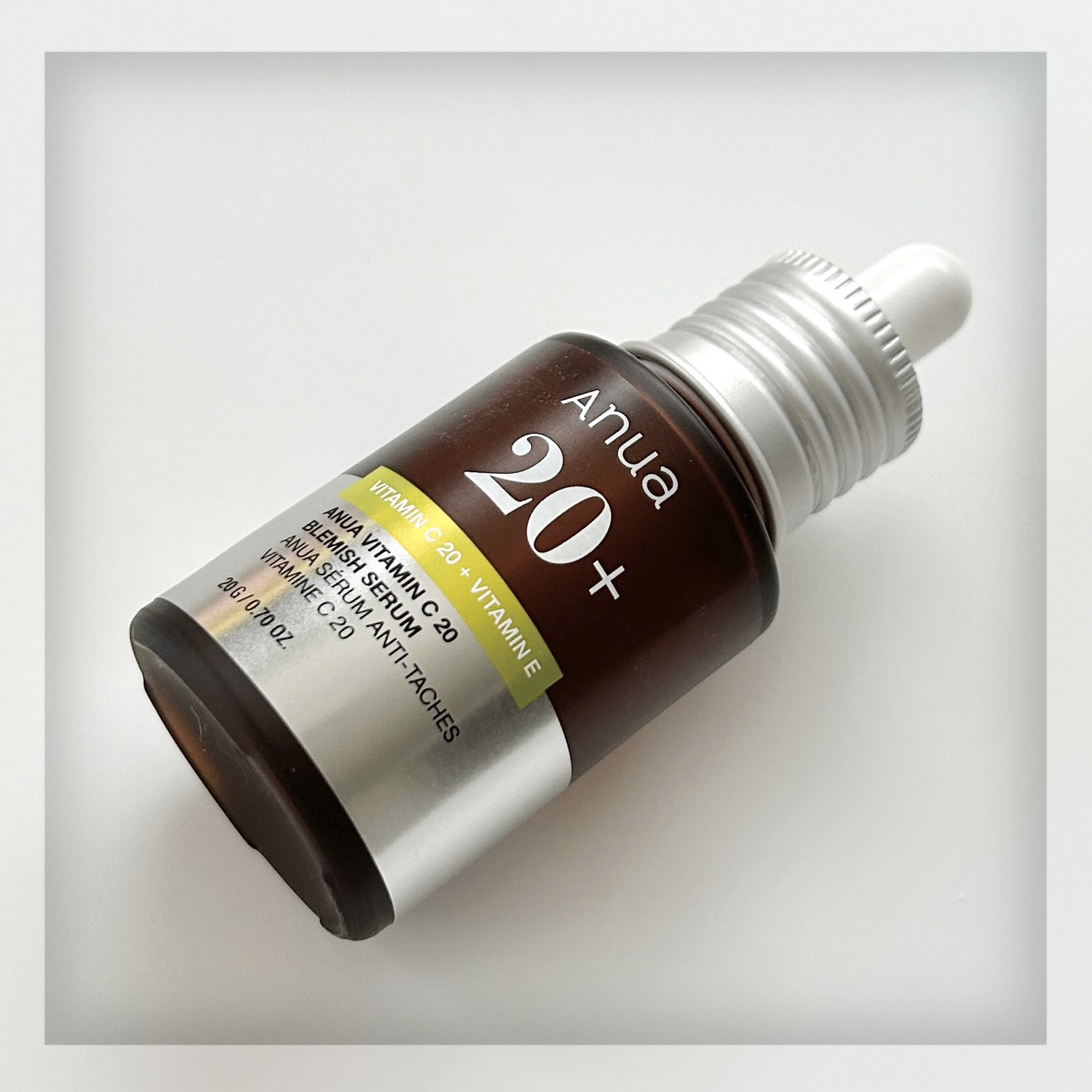 Anua アヌア ビタミンC20 ブレミッシュセラムのクチコミ「𓍯ビタミンC20ブレミッシュセラム⌇Anua

⋆⸜Anuaのグリーンレモンセラムがリニューア.....」（2枚目）