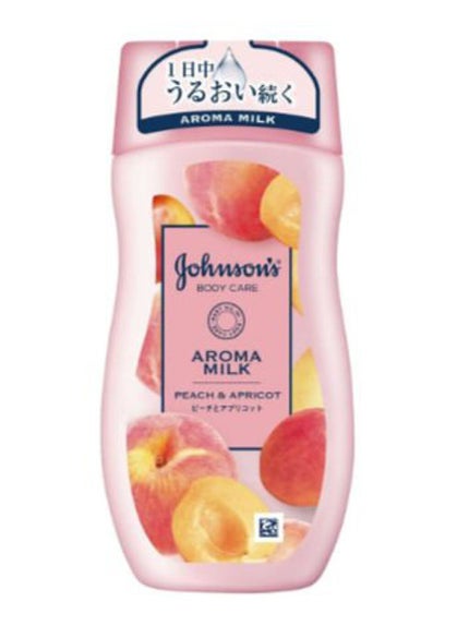ラスティングモイスチャーアロマミルク  ピーチとアプリコットの香り/ジョンソンボディケア/ボディミルクを使ったクチコミ(2枚目)
