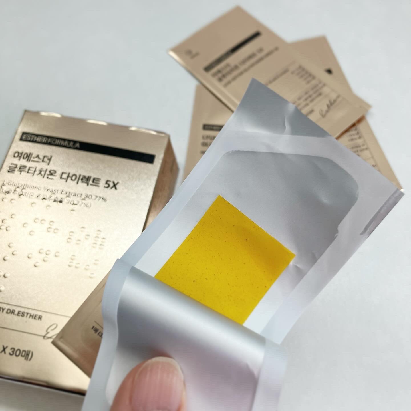 ヨエスターグルタチオンダイレクト５X/ESTHER FORMULA/美容サプリメントを使ったクチコミ（3枚目）