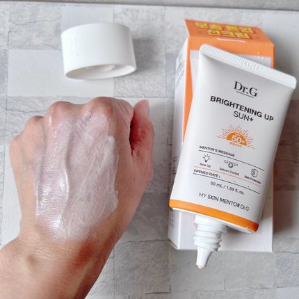 ブライトニングアップサンプラス/Dr.G/日焼け止めクリームを使ったクチコミ(5枚目)