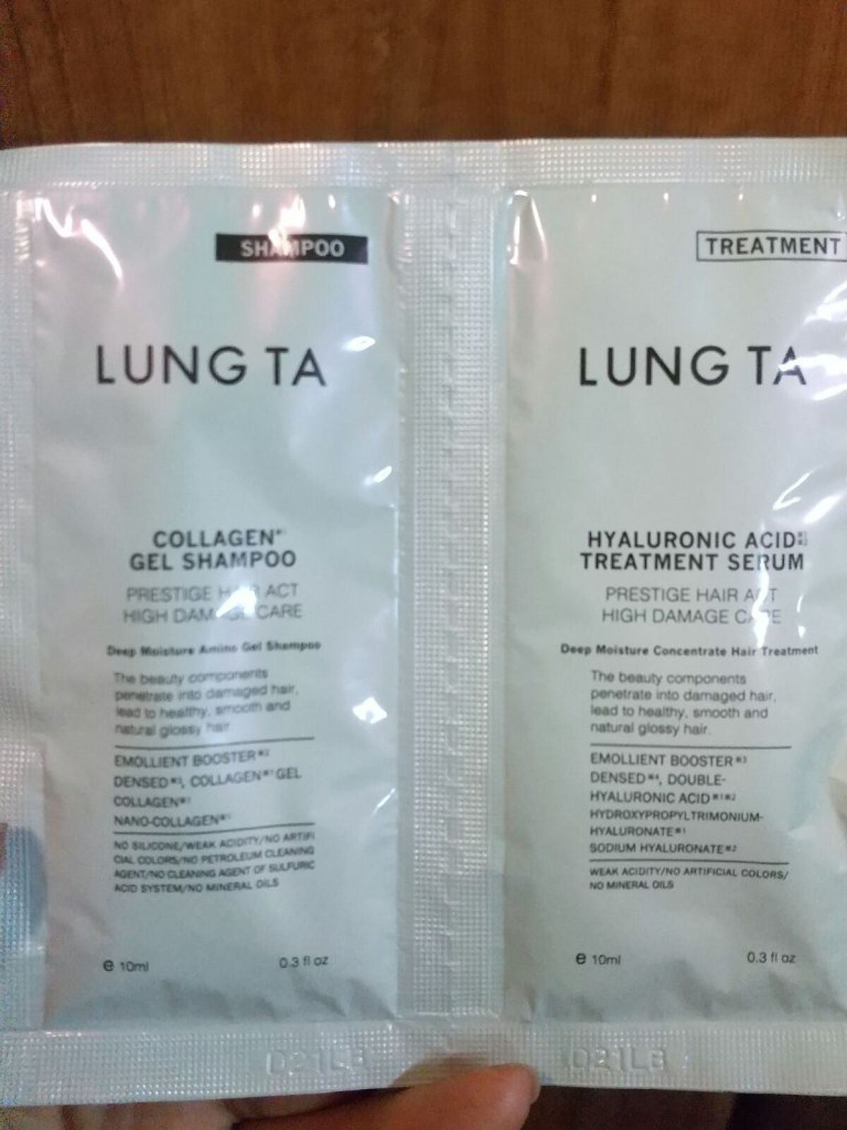 ディープモイスチャー アミノ ジェル シャンプー/コンセントレイト ヘア トリートメント/LUNG TA/市販シャンプーを使ったクチコミ(1枚目)