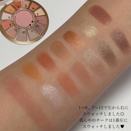 レインフォレスト テンプテーションズ アイ&チーク パレット/tarte/アイシャドウパレットを使ったクチコミ(4枚目)