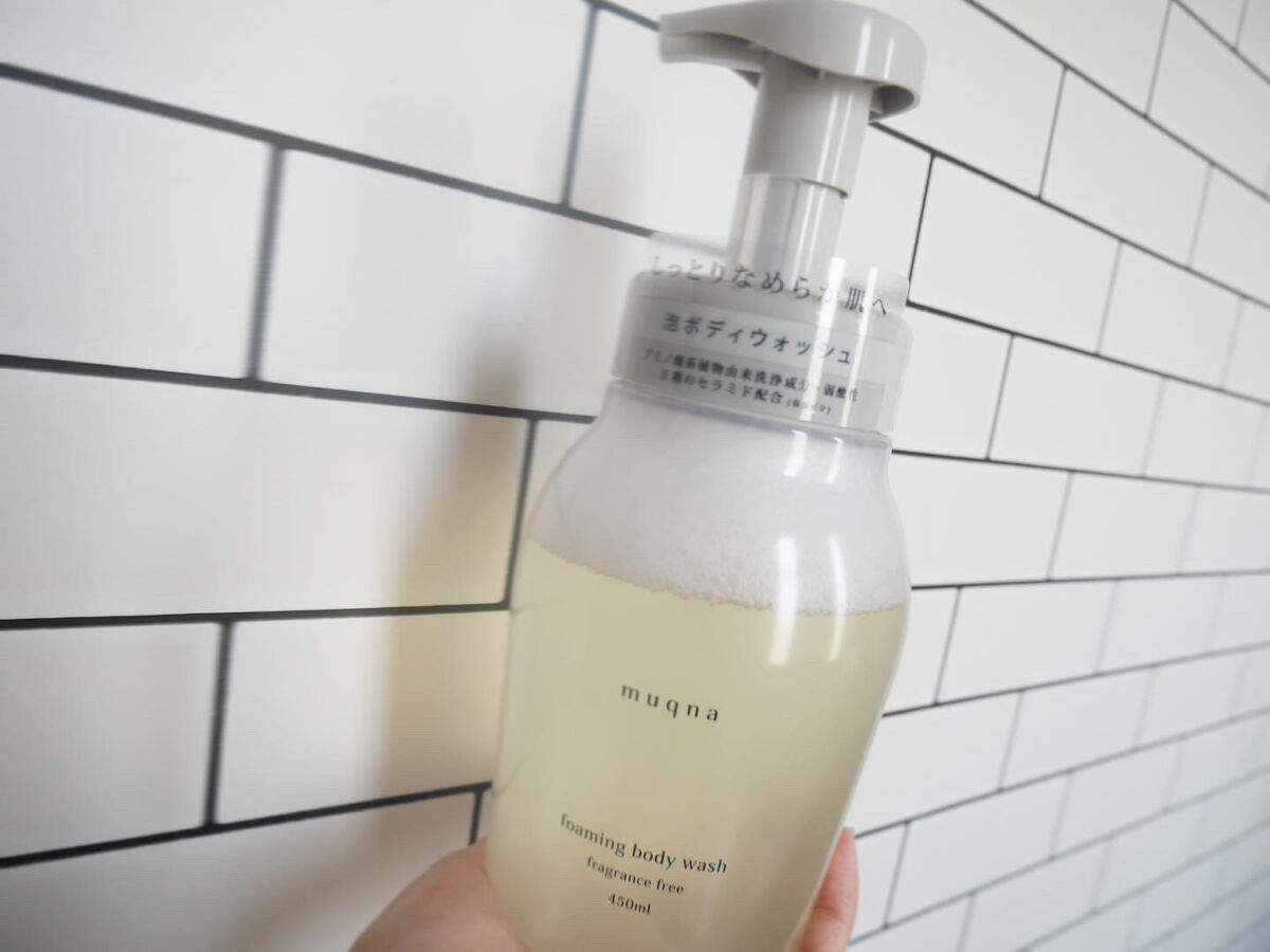 muqna(ムクナ) 泡ボディウォッシュ/東急ハンズ/ボディソープを使ったクチコミ（1枚目）