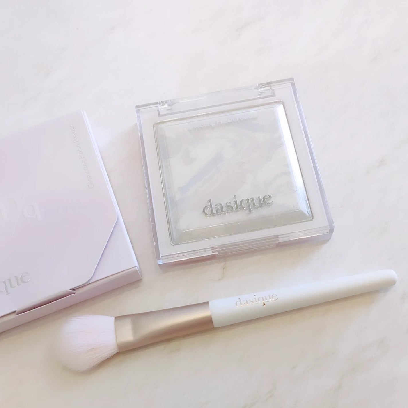 コレクティングフィニッシュパウダー/dasique/プレストパウダーを使ったクチコミ(2枚目)