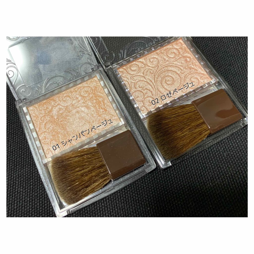 パールグロウハイライト/CEZANNE/パウダーハイライトを使ったクチコミ(2枚目)