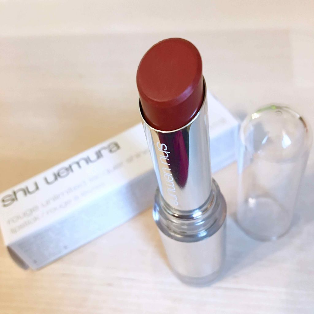 ルージュ アンリミテッド ラッカーシャイン/shu uemura/口紅を使ったクチコミ(1枚目)