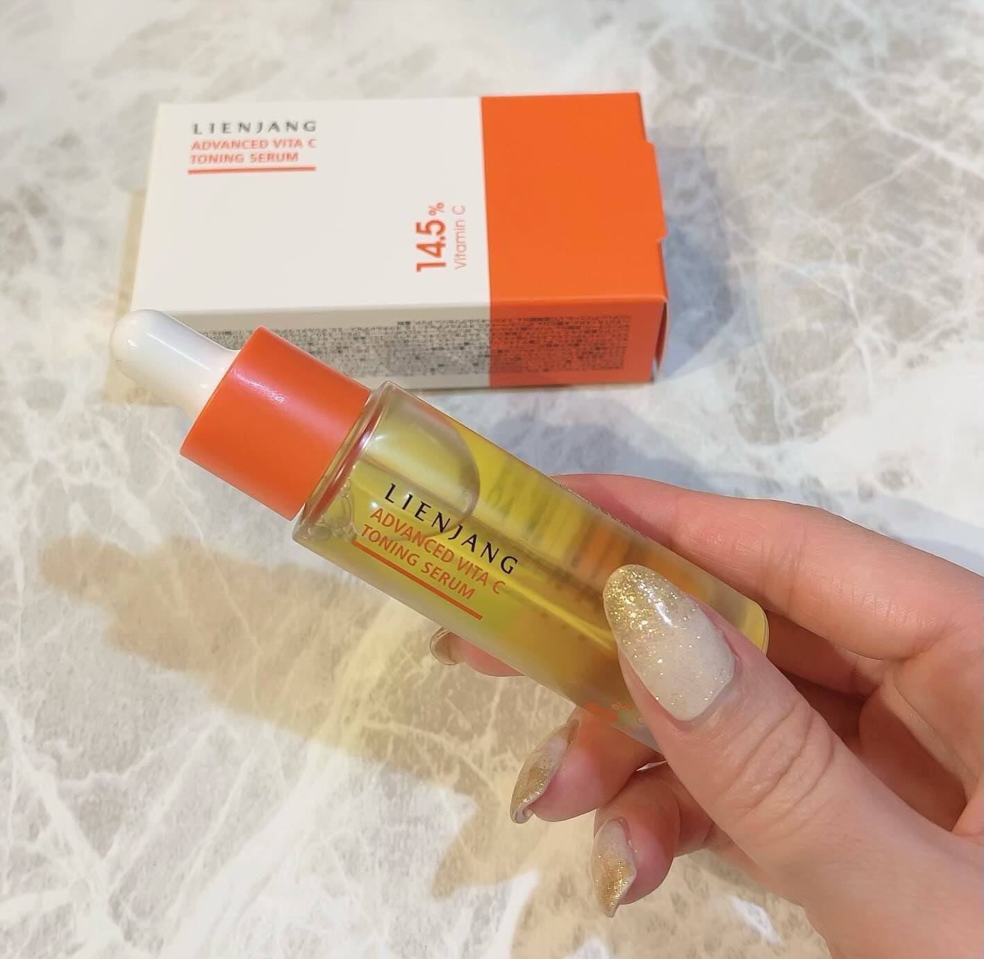 アドバンスド ビタC トーニング セラム14.5/リエンジャン/美容液を使ったクチコミ(2枚目)