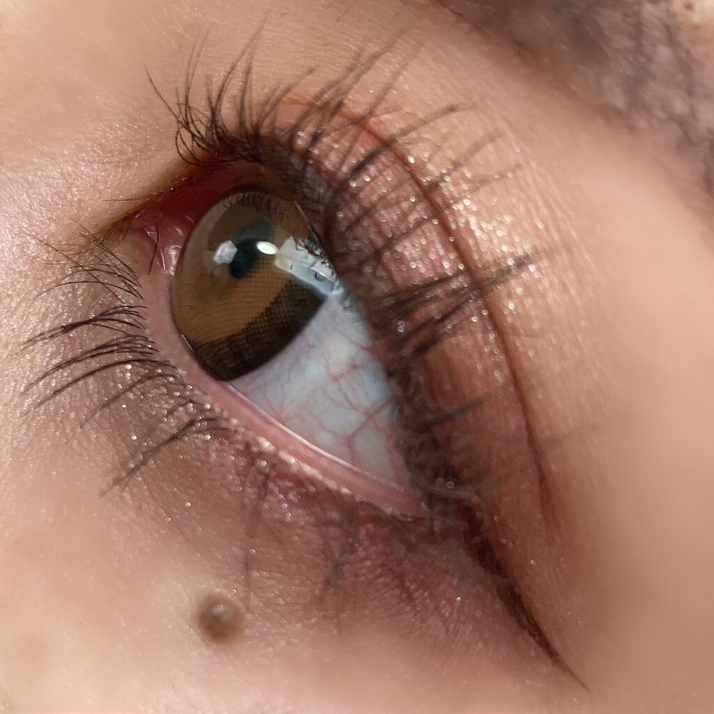 モーヴブラウンワンデー/CLARA CONTACT/ワンデー（１DAY）カラコンを使ったクチコミ（3枚目）