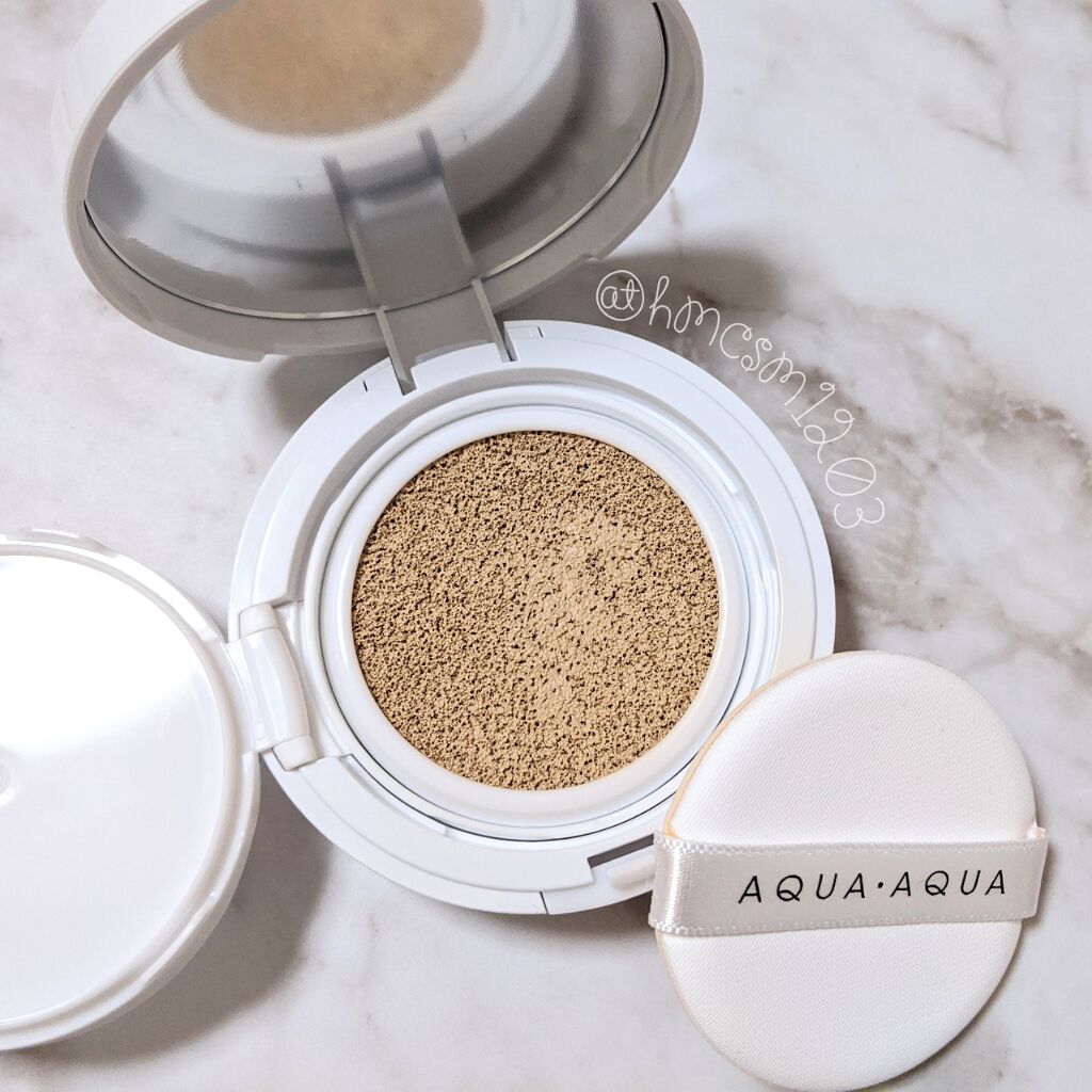 オーガニッククッションコンパクト/アクア・アクア/クッションファンデーションを使ったクチコミ(1枚目)