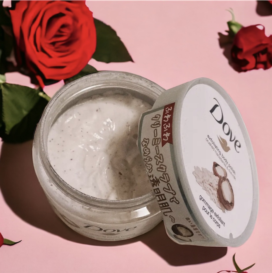 クリーミーボディスクラブ マカダミア&ライスミルク/ダヴ/ボディスクラブを使ったクチコミ（1枚目）