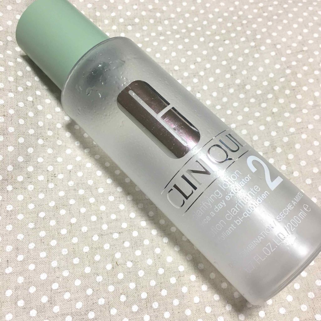 クラリファイング ローション 2/CLINIQUE/拭き取り化粧水を使ったクチコミ(1枚目)