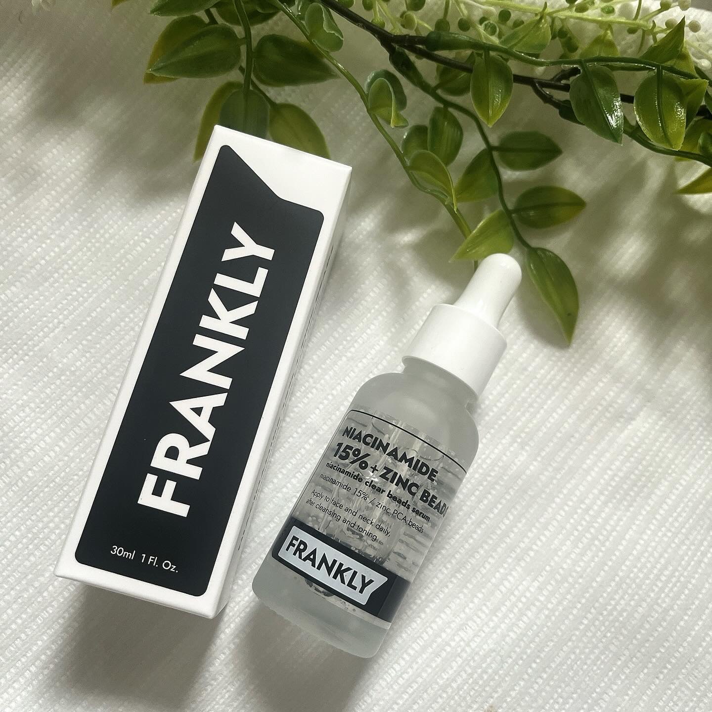 ナイアシンジンクビーズセラム/Frankly/美容液を使ったクチコミ（1枚目）