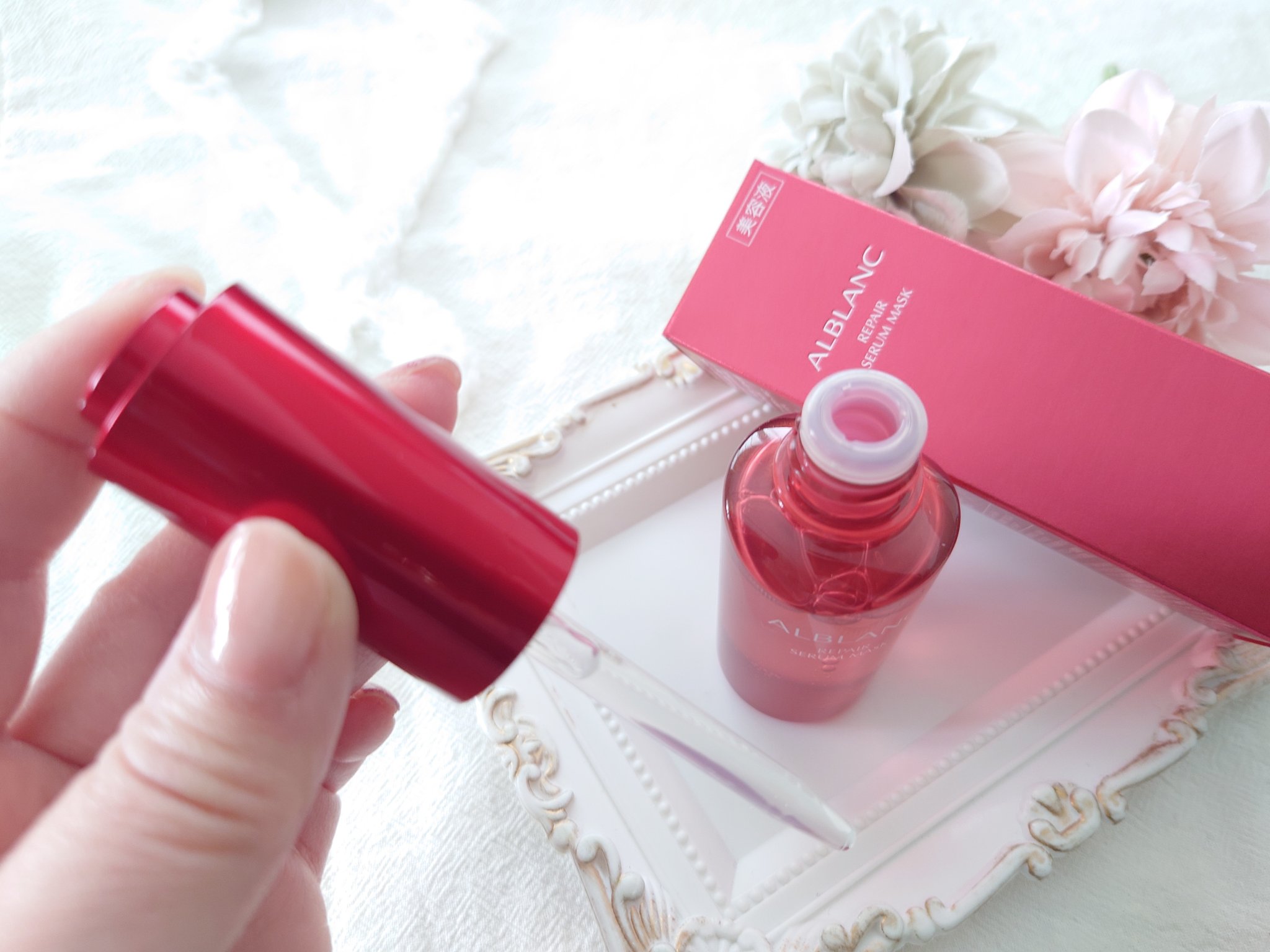 リペア セラムマスク/ALBLANC/美容液を使ったクチコミ（3枚目）