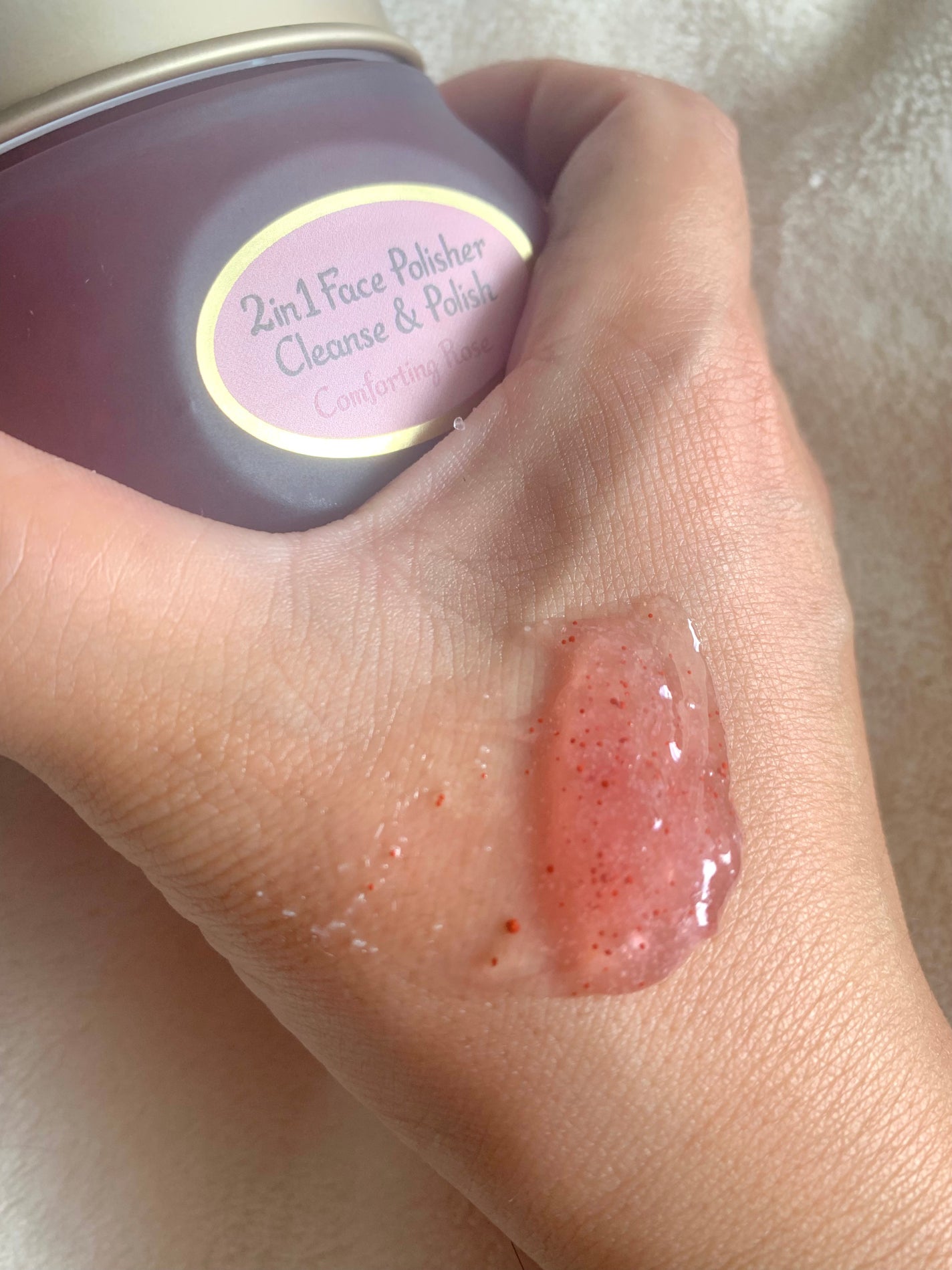 フェイスポリッシャー コンフォーティング・ローズ/SABON/スクラブ・ゴマージュを使ったクチコミ(3枚目)