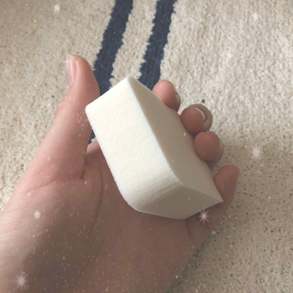 プロ用ファンデーションパフ ひし形/貝印/パフ・スポンジを使ったクチコミ(3枚目)