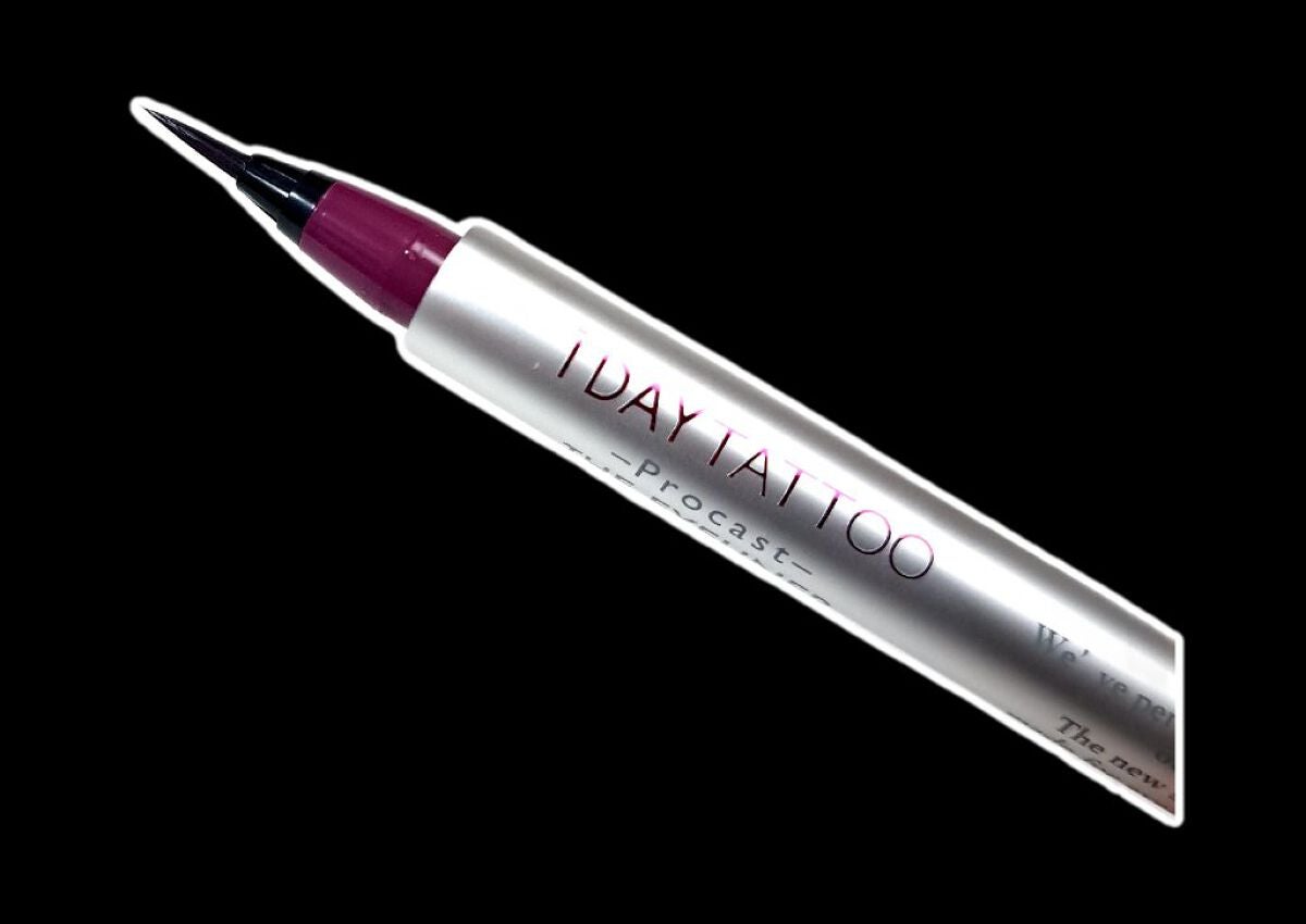 1DAY TATTOO プロキャスト ザ・アイライナー/K-パレット/リキッドアイライナーを使ったクチコミ(4枚目)