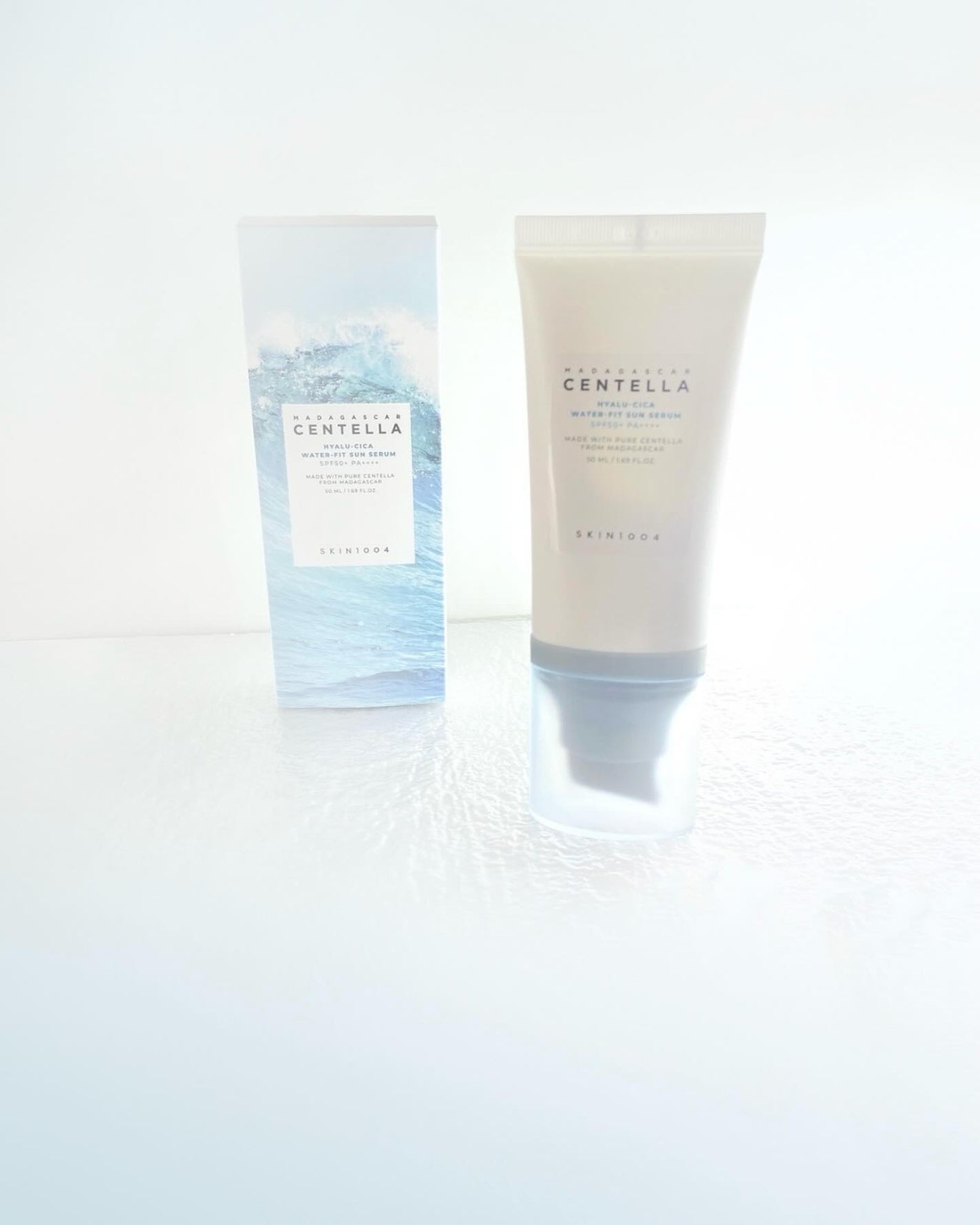 ヒアルーシカ ウォーターフィット サンセラム/SKIN1004/日焼け止めローションを使ったクチコミ(5枚目)