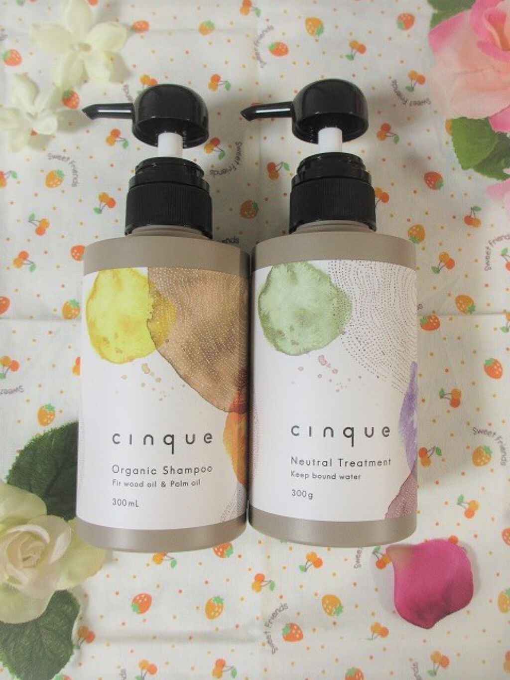 サンクオーガニックシャンプー/ニュートラルトリートメント トリートメント/cinque/市販シャンプーを使ったクチコミ（1枚目）