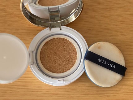 M クッション ファンデーション(モイスチャー)/MISSHA/クッションファンデーションを使ったクチコミ(2枚目)