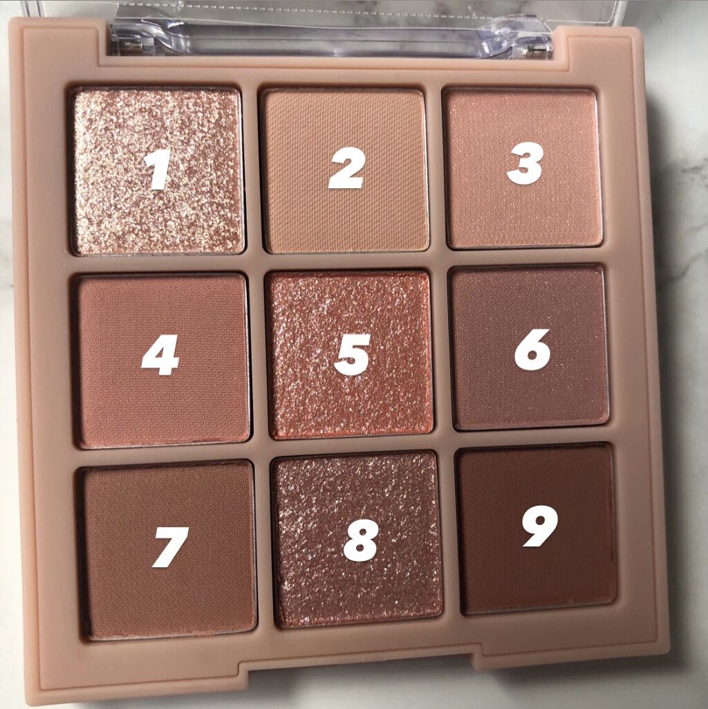 シャドウパレット/dasique/アイシャドウパレットを使ったクチコミ（2枚目）