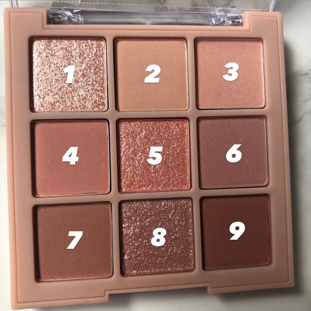 シャドウパレット/dasique/アイシャドウパレットを使ったクチコミ(2枚目)