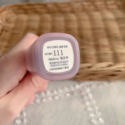 フルーティーグラムティント/Laka/リップティントを使ったクチコミ(4枚目)