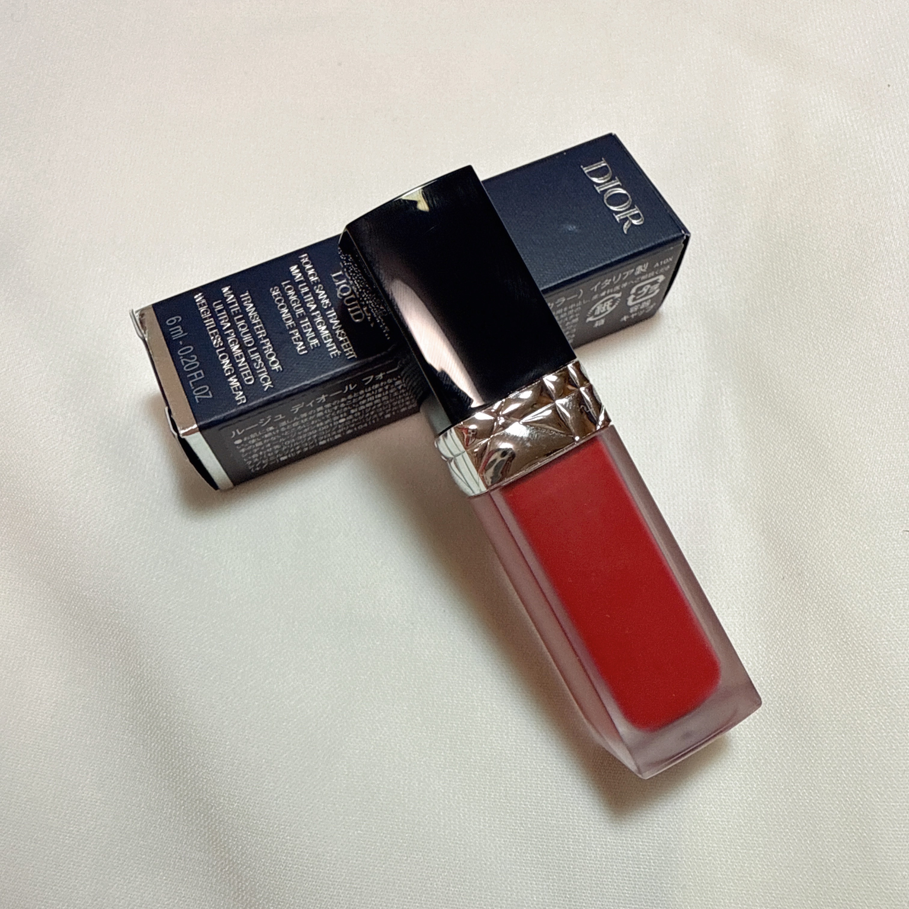 ルージュ ディオール フォーエヴァー リキッド/Dior/口紅を使ったクチコミ（1枚目）