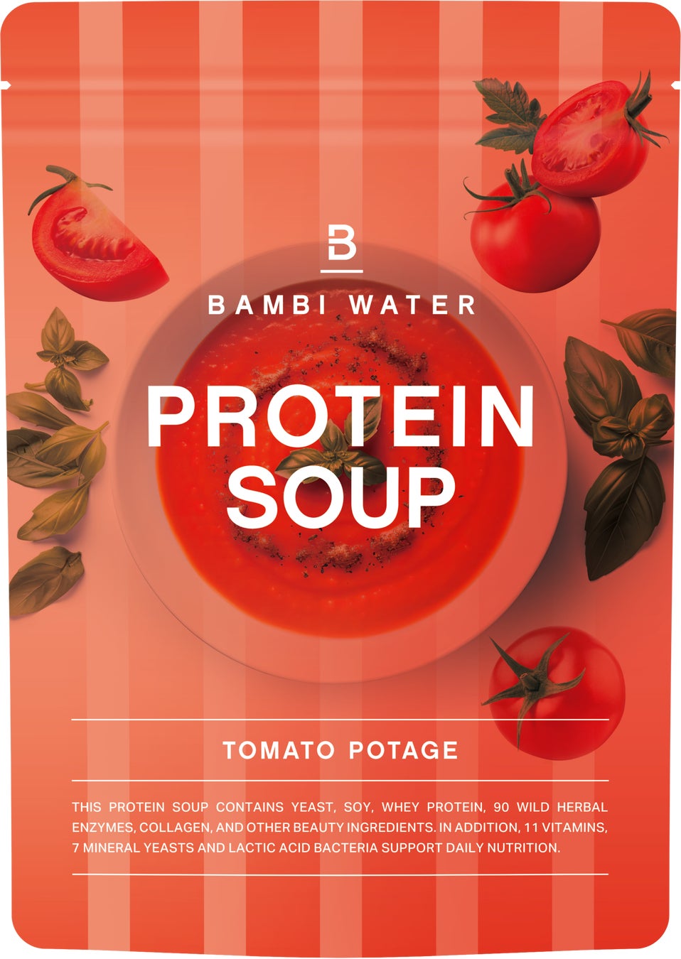 BAMBI WATER BAMBI WATER プロテインスープ TOMATO POTAGE（トマトポタージュ）