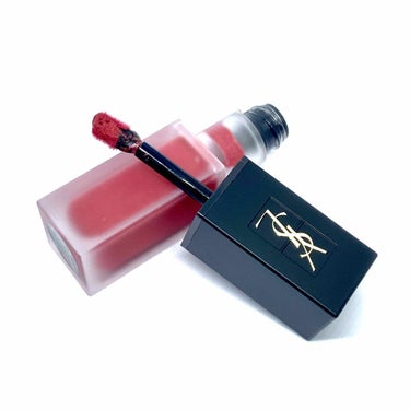 タトワージュ クチュール ベルベットクリーム NO213 ピンク アカンプリス(限定色)/YVES SAINT LAURENT BEAUTE/口紅を使ったクチコミ（3枚目）