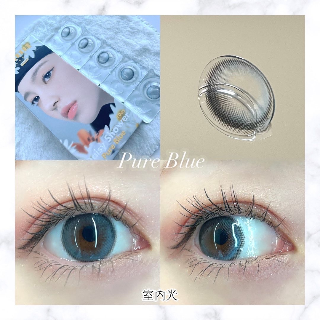 Daisy Shower 1Day/chuu LENS/ワンデー（１DAY）カラコンを使ったクチコミ（2枚目）