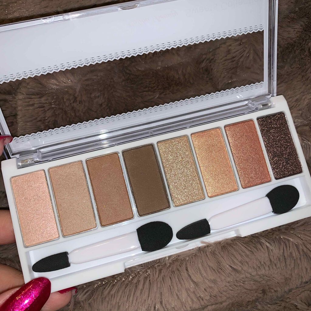 スイーツコレクション/マリブビューティー/アイシャドウパレットを使ったクチコミ(3枚目)