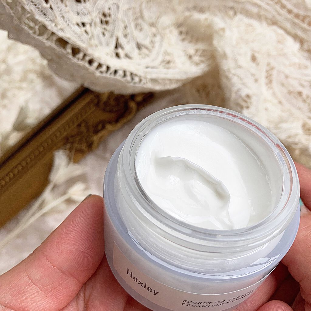 クリーム；グロウアウェイクニング/Huxley/フェイスクリームを使ったクチコミ（2枚目）