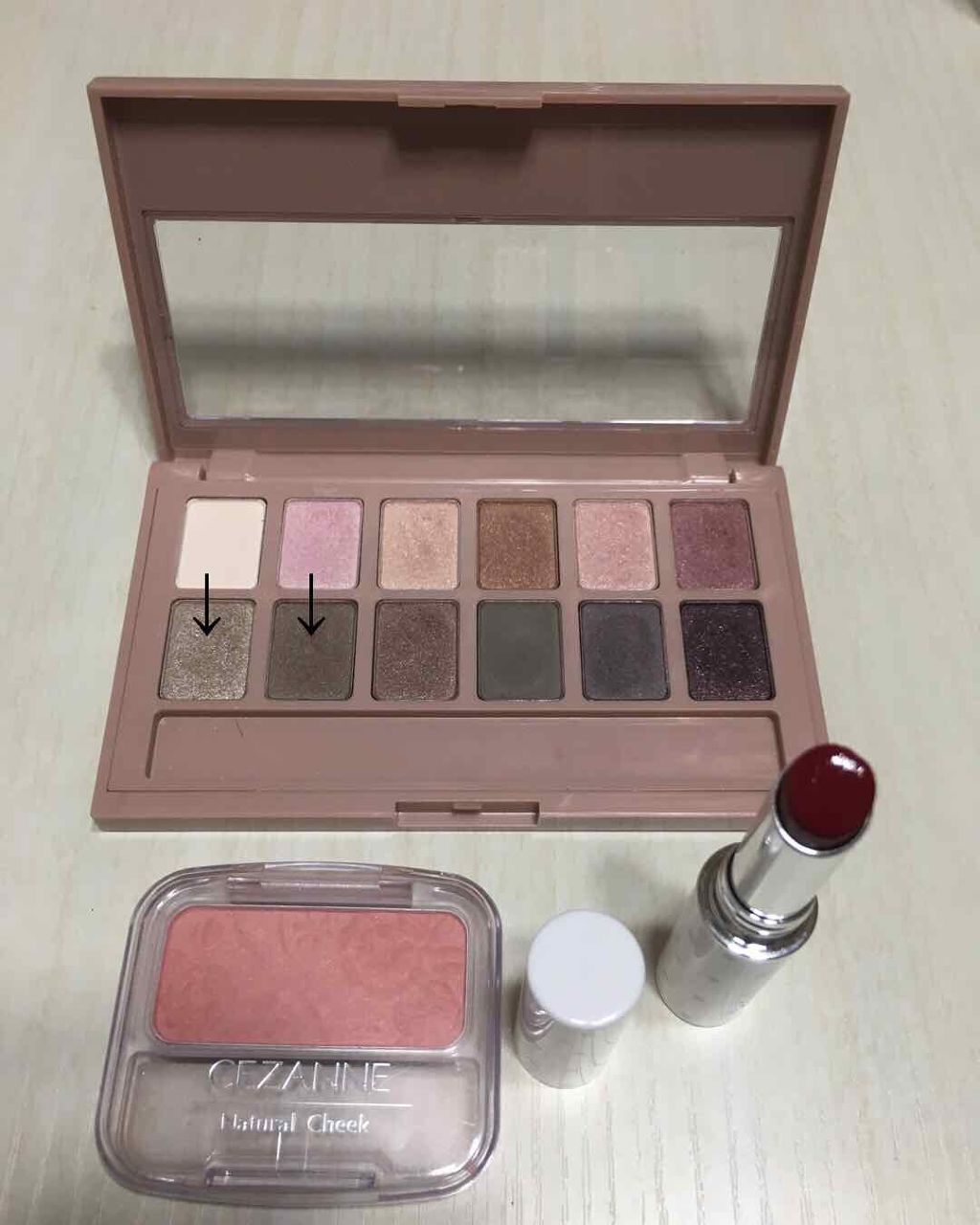 ヌードパレット ブラッシュド 01/MAYBELLINE NEW YORK/アイシャドウパレットを使ったクチコミ（1枚目）