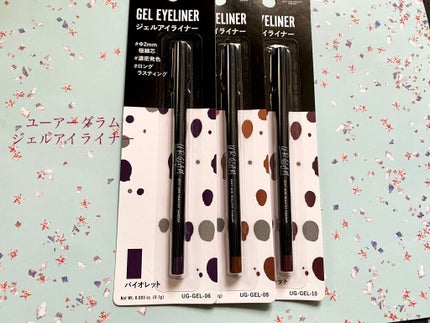 UR GLAM GEL EYELINER/U R GLAM/ジェルアイライナーを使ったクチコミ(1枚目)