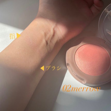 トゥルーディメンショングロウチーク/hince/パウダーチークを使ったクチコミ(6枚目)