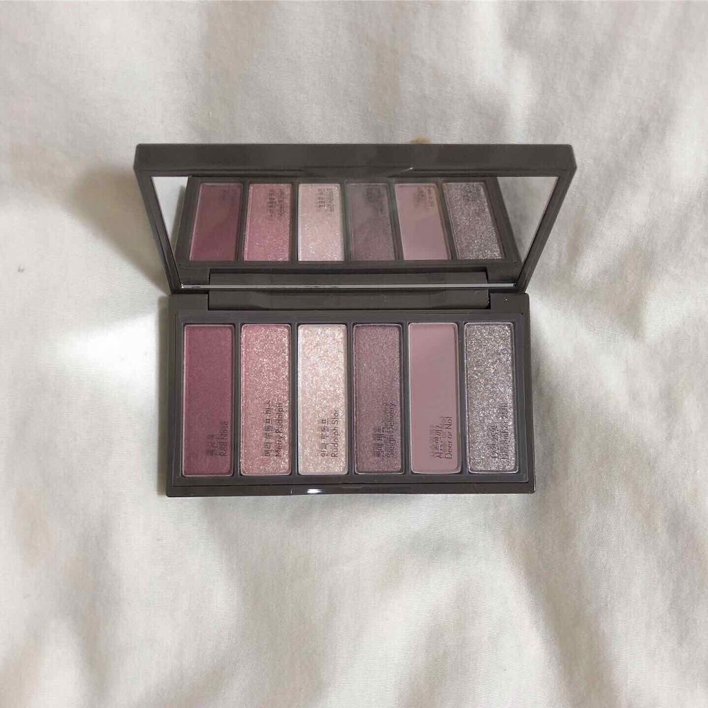 ルドルフ プレイカラー アイシャドウミニ トナカイ/ETUDE/アイシャドウパレットを使ったクチコミ(1枚目)