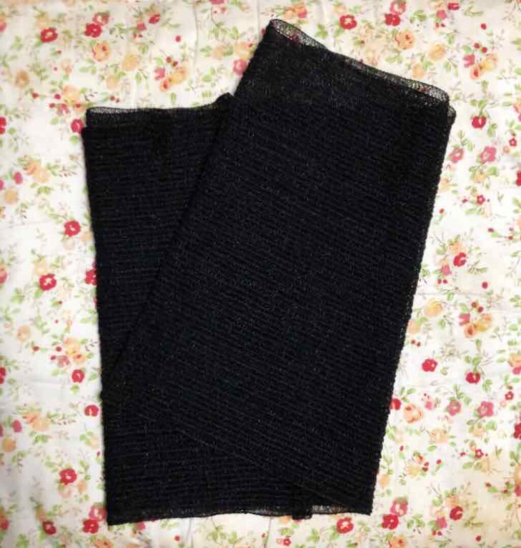 メンズ ボディタオル 24×100㎝/セリア/バスグッズを使ったクチコミ（1枚目）