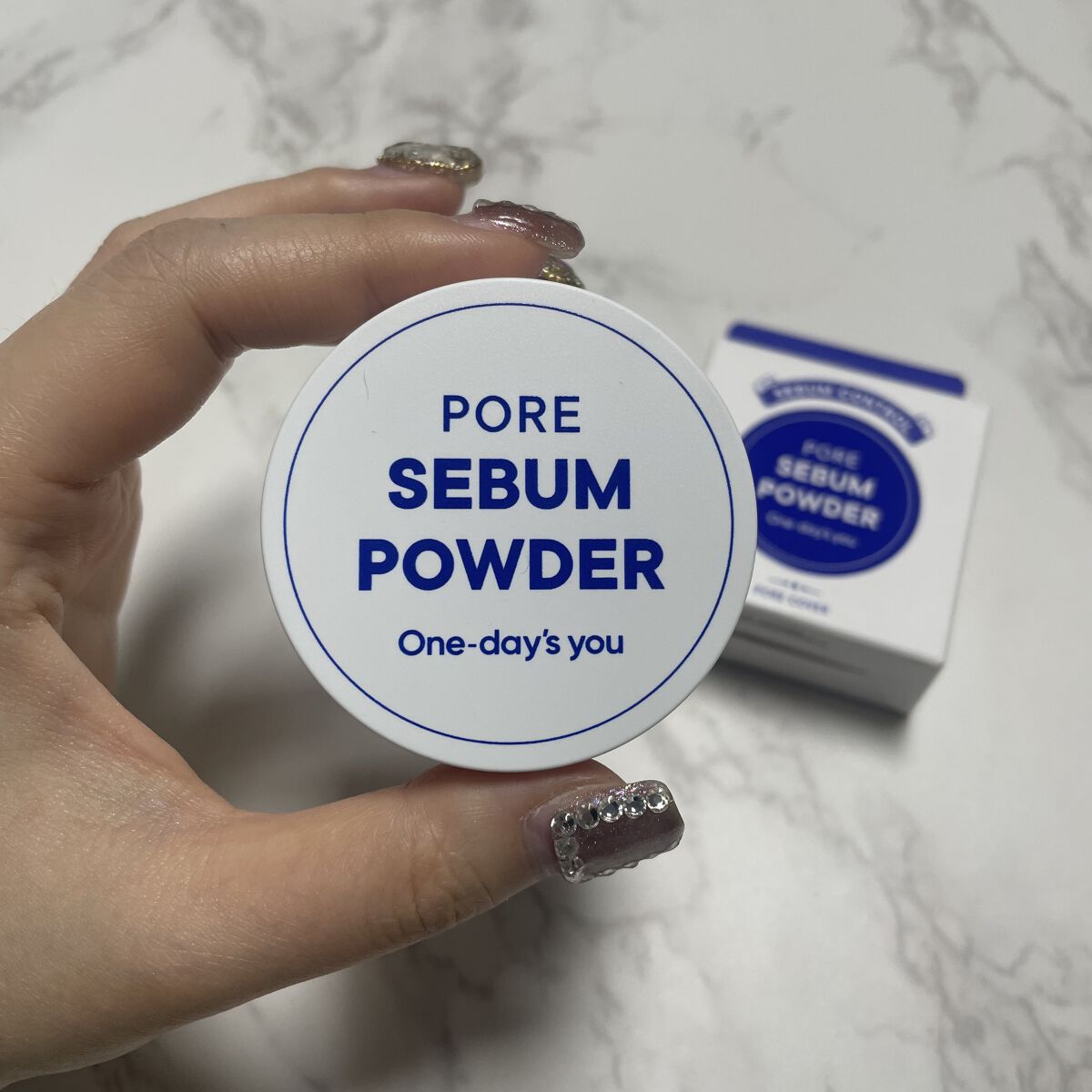 ポアセバムパウダー/One-day's you/ルースパウダーを使ったクチコミ（2枚目）