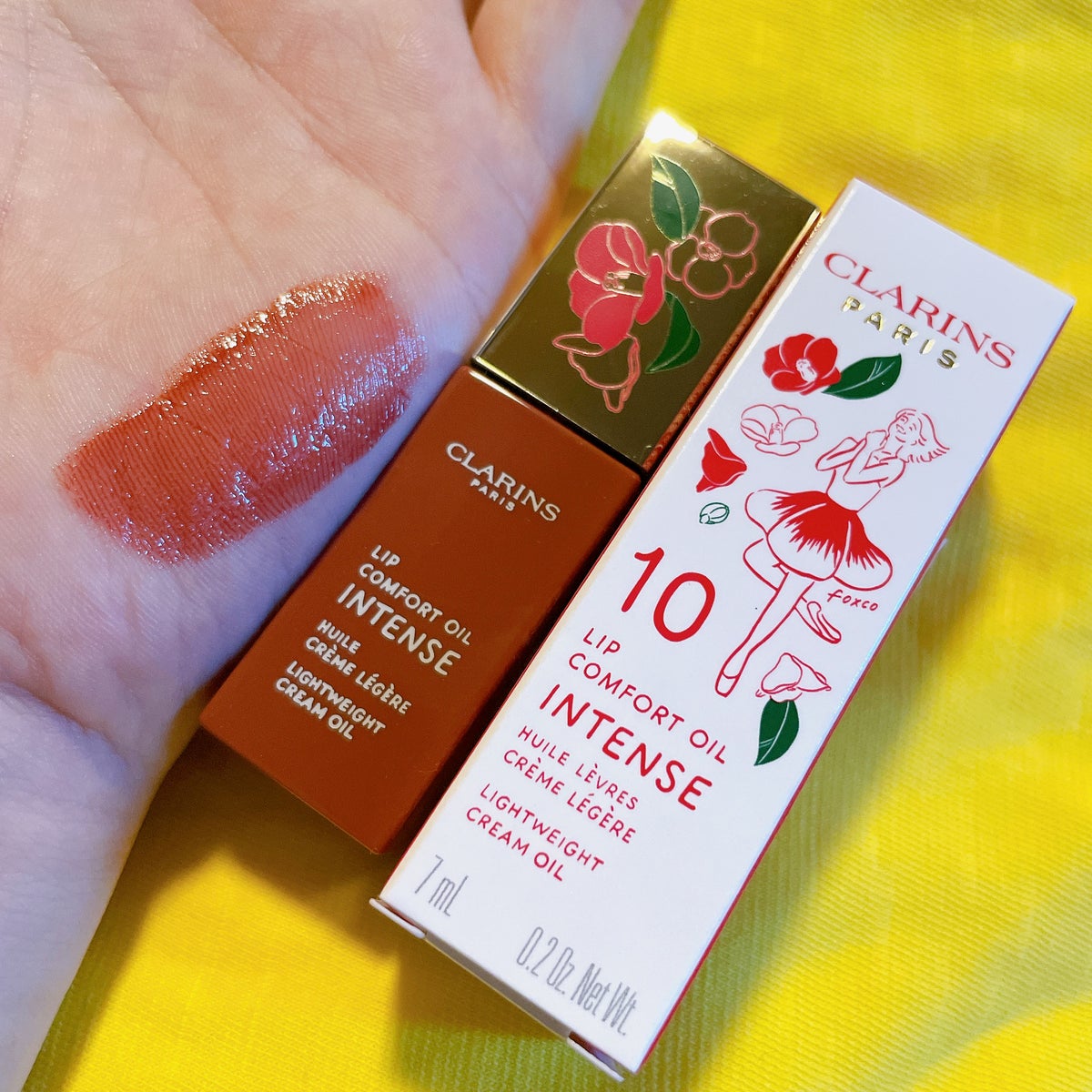 コンフォート リップオイル インテンス/CLARINS/リップグロスを使ったクチコミ（1枚目）