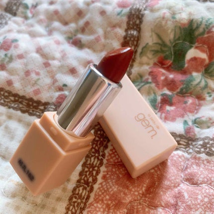 gemini lip stick(tint) レッドブラウン lt-02/la peau de gem./口紅の画像