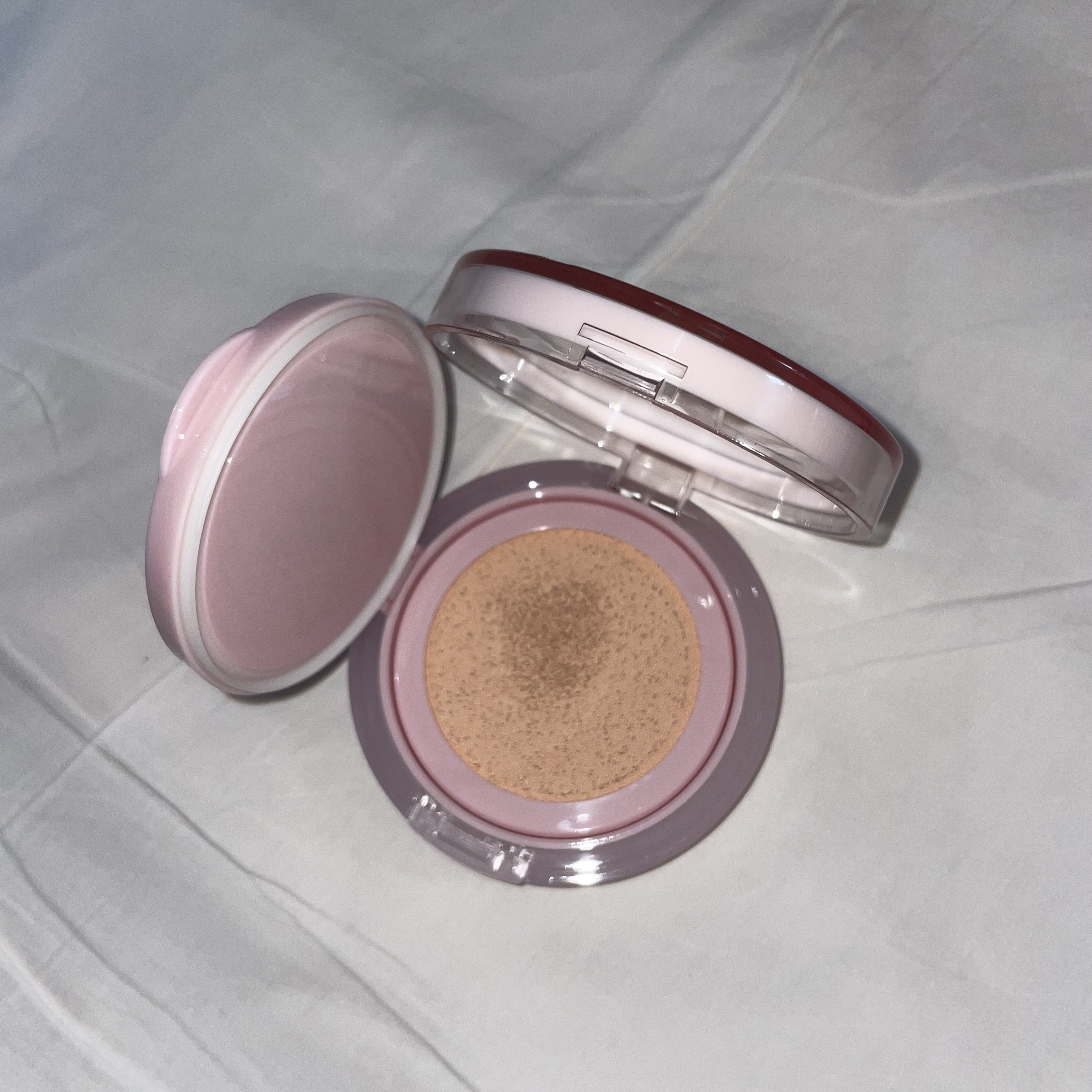 ブルームインカバーフィットクッション #19C ピュア/rom&nd/クッションファンデーションを使ったクチコミ（3枚目）