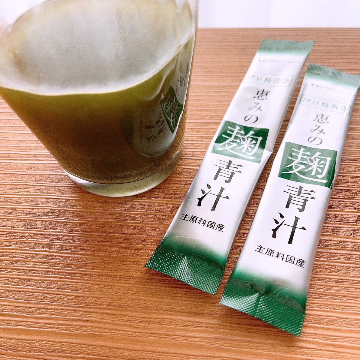 恵みの麹青汁/爽健らぼ/青汁を使ったクチコミ（3枚目）