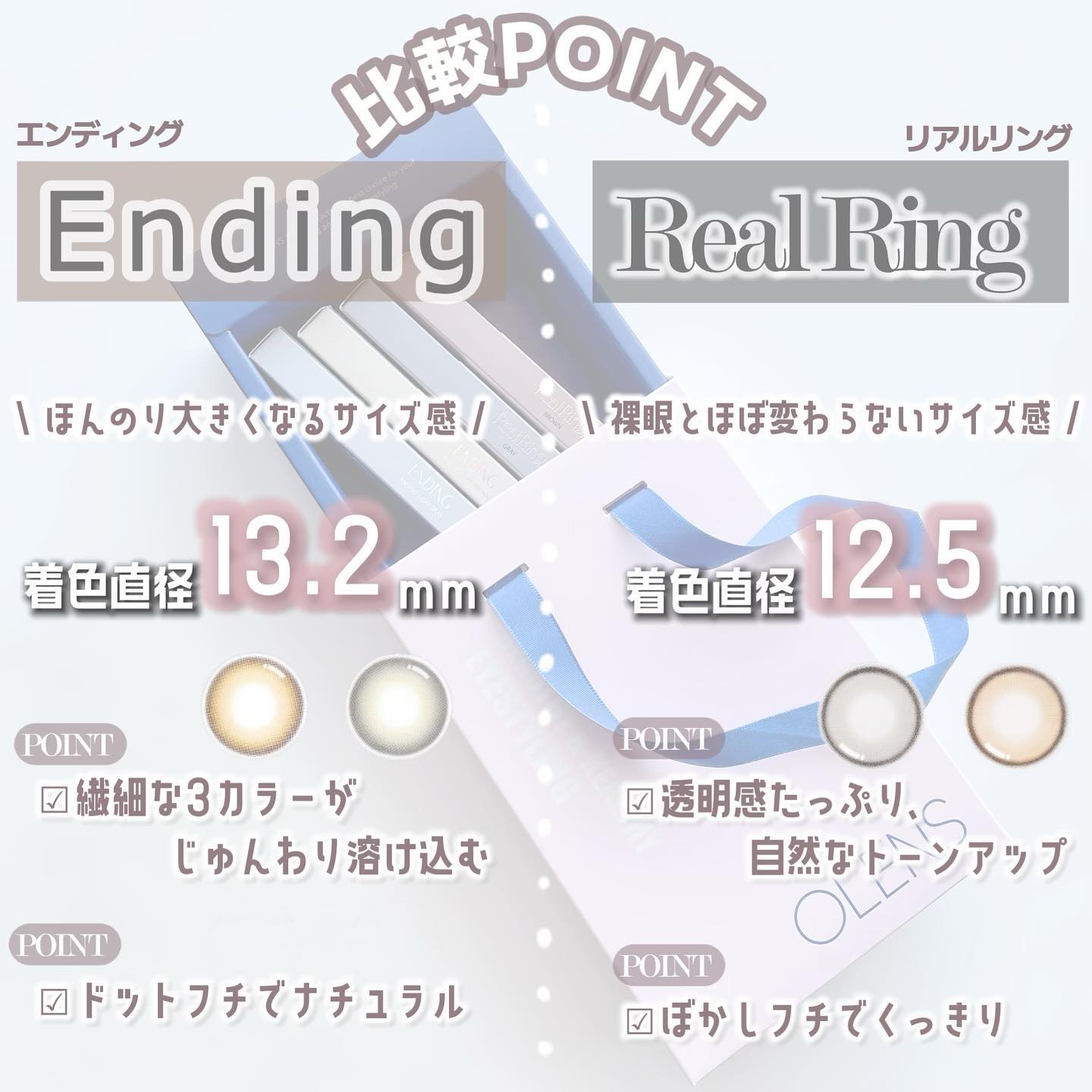 Real Ring 1day/OLENS/ワンデー（１DAY）カラコンを使ったクチコミ（2枚目）