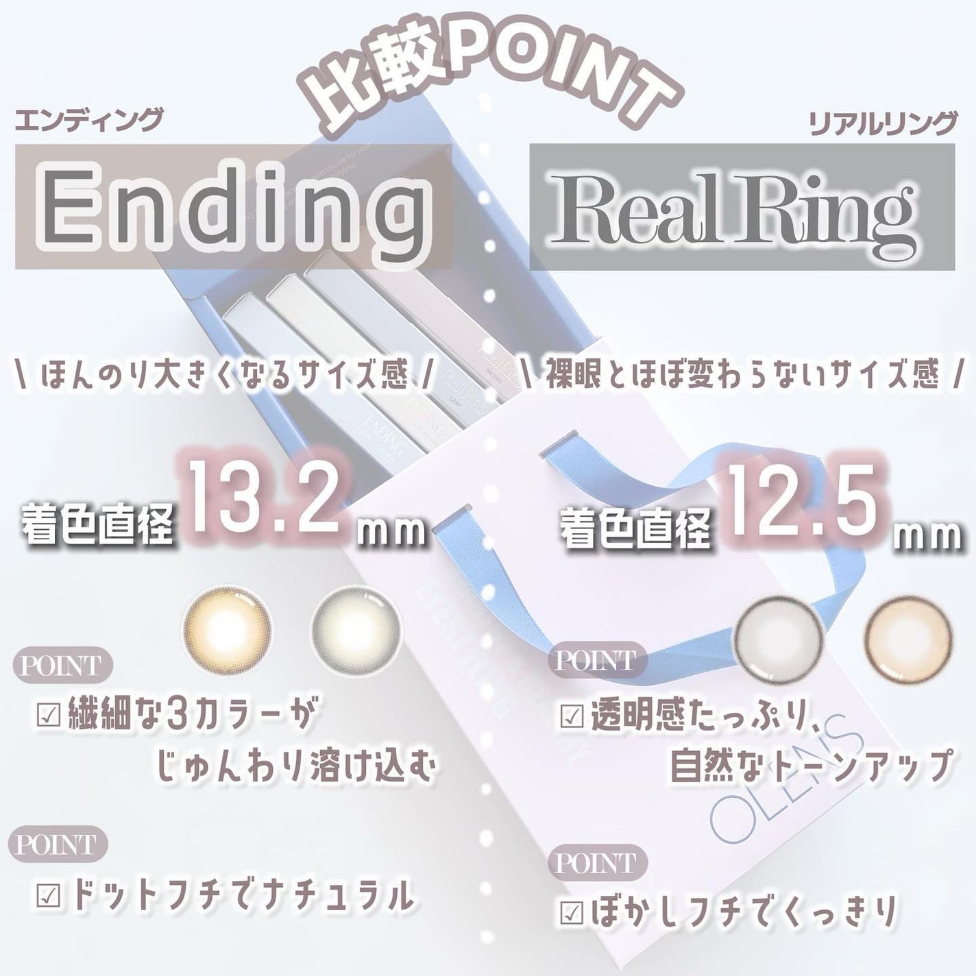 Real Ring 1day/OLENS/ワンデー(1DAY)カラコンを使ったクチコミ(2枚目)