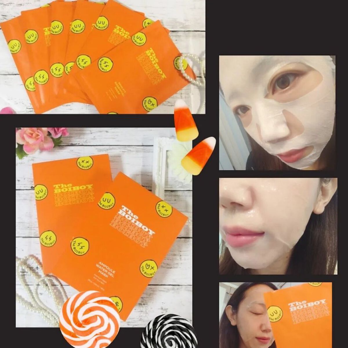 アンプル ウォーターゲルマスク/TheBOIBOY/シートマスク・パックを使ったクチコミ（1枚目）