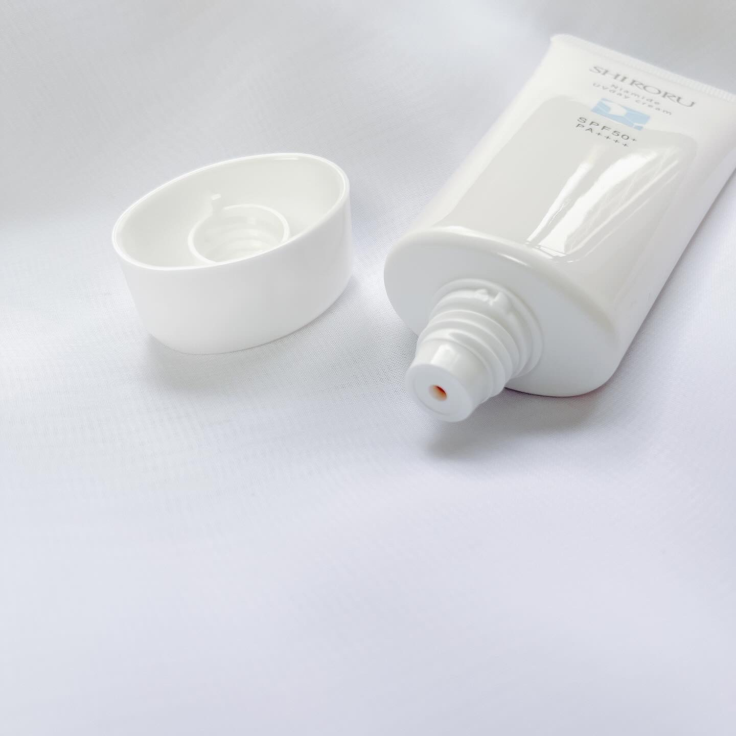 ナイアミドUVデイクリーム/SHIRORU/日焼け止めクリームを使ったクチコミ（2枚目）