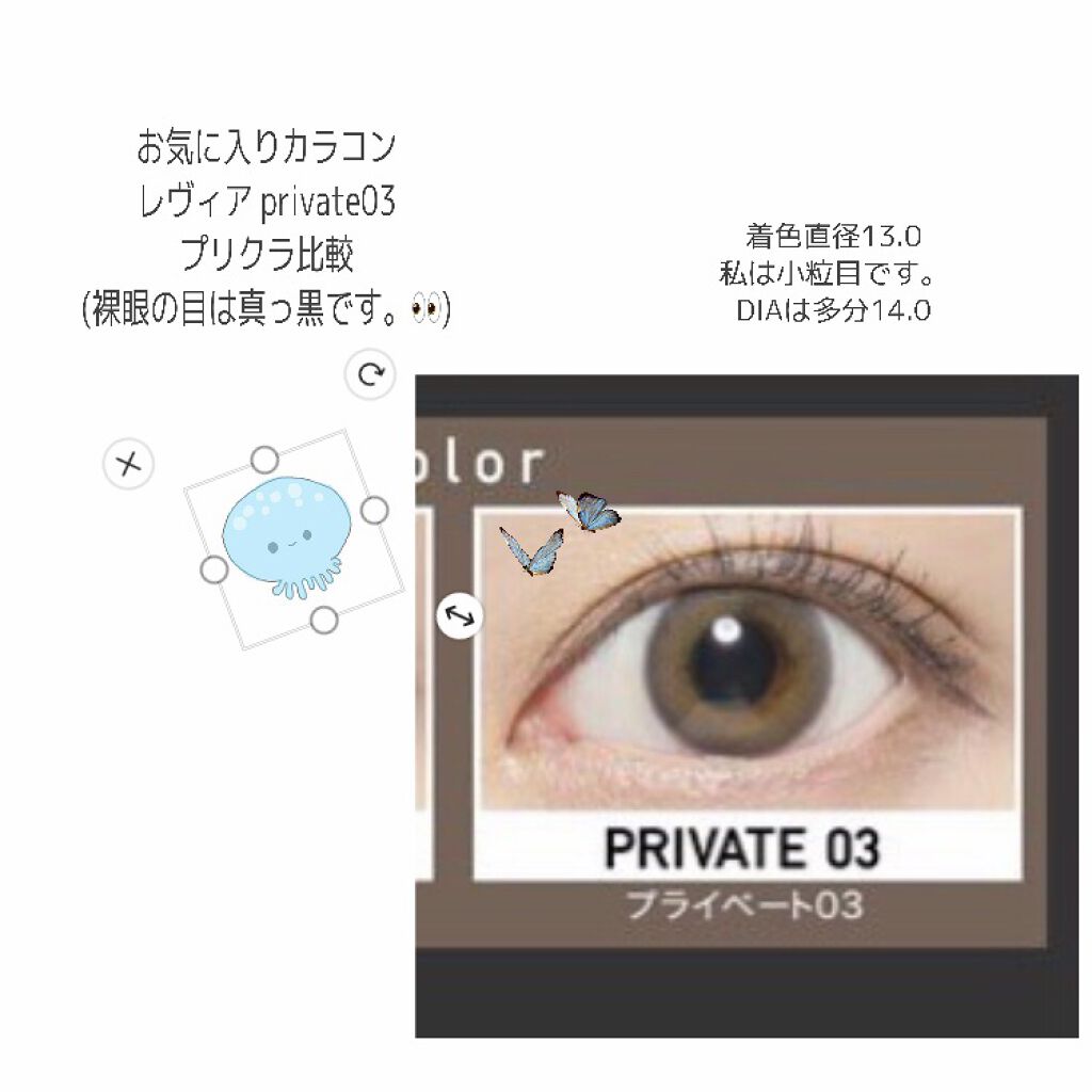 ReVIA 1day/ReVIA/ワンデー（１DAY）カラコンを使ったクチコミ（1枚目）