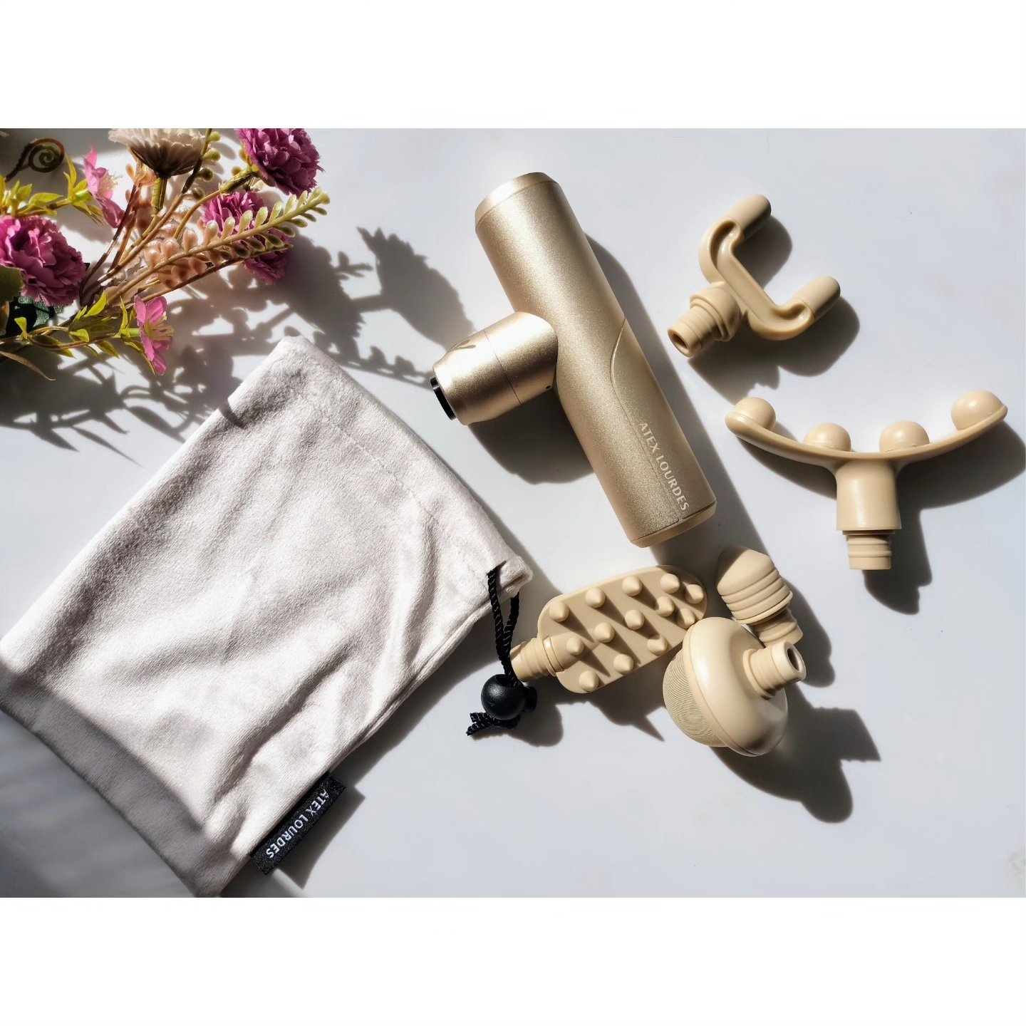 ルルドガン プラスアーム  AX-HX336/ルルド/マッサージガンを使ったクチコミ（3枚目）