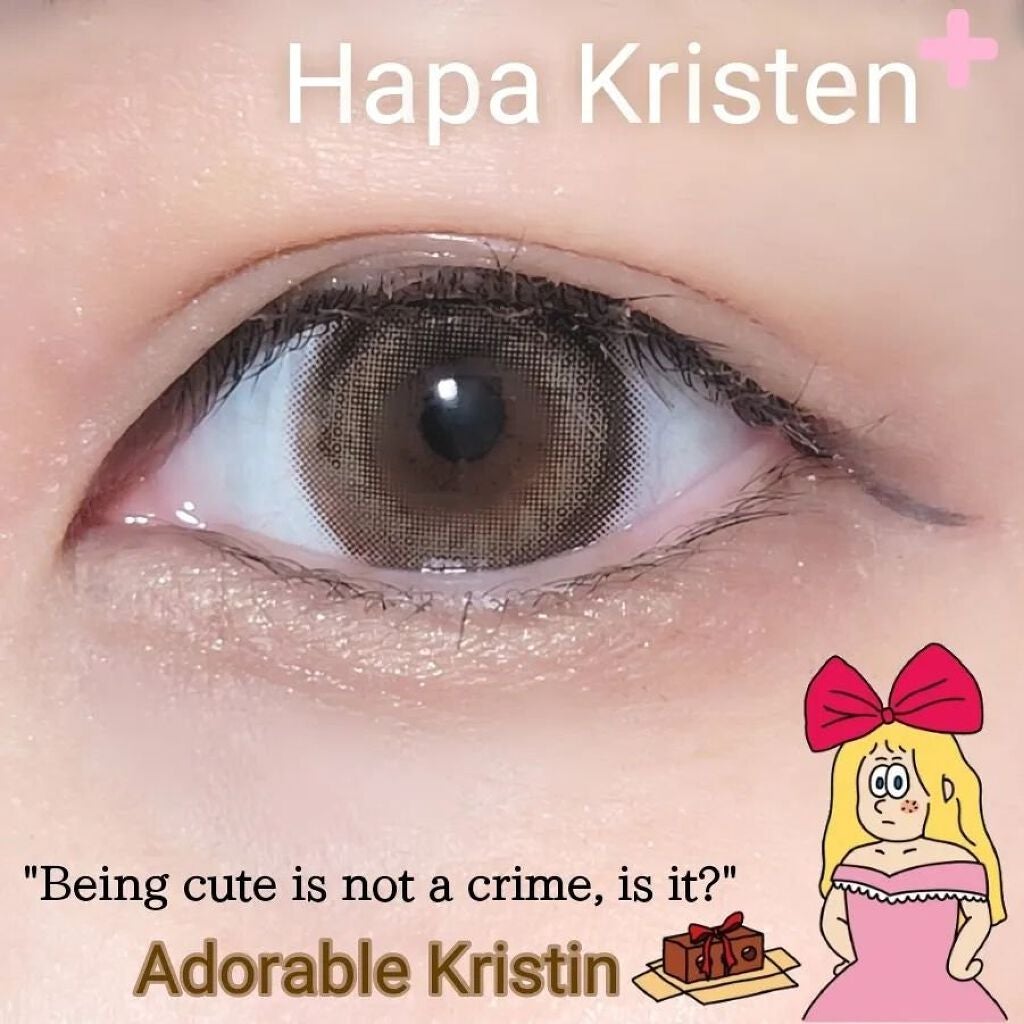 Adorable Kristin/Hapa kristin/カラーコンタクトレンズを使ったクチコミ(1枚目)